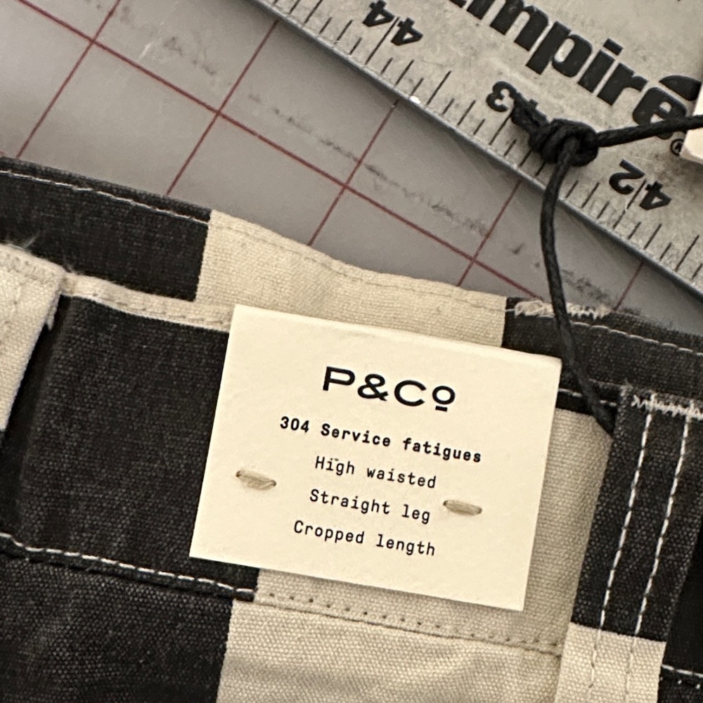 P&Co Black & White Checkerboard Women’s Jeans - Picture 5 of 5